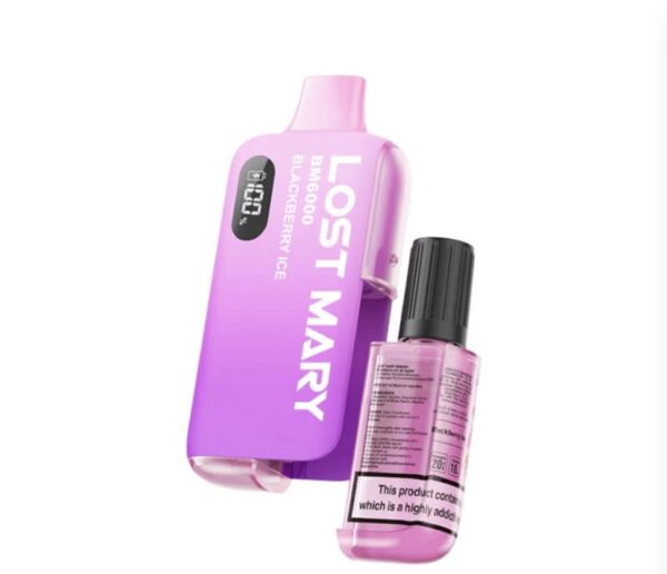 Lost Mary BM6000 Blackberry Ice Disposable Vape - 20mg