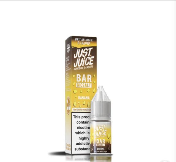 Just Juice Bar Range Banana 10ml Nic Salt E-Liquid