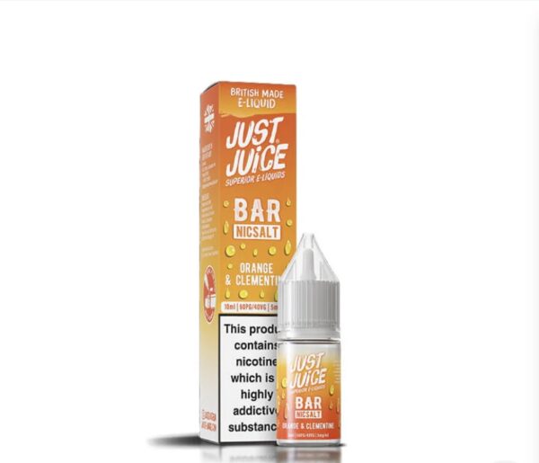 Just Juice Bar Range Orange & Clementine 10ml Nic Salt E-Liquid