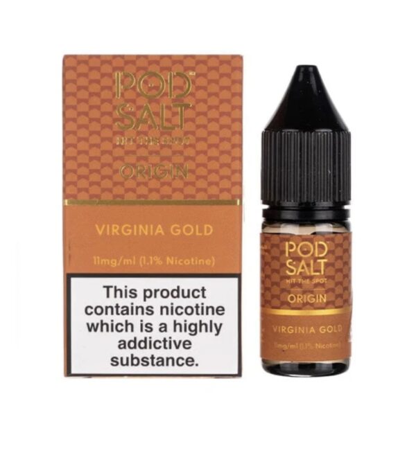 Virginia Gold Nic Salt by Pod Salt Origin