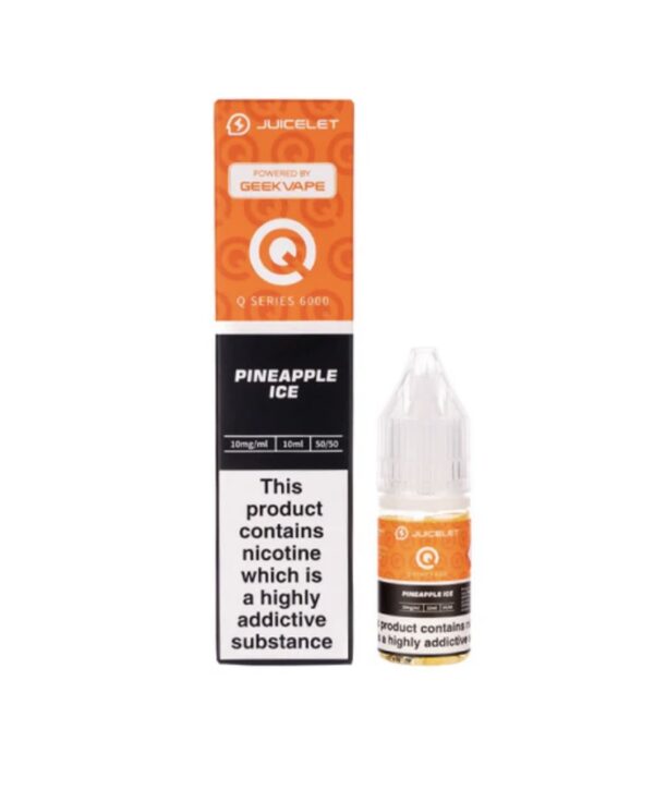 Pineapple Ice Q Series 6000 Nic Salt E-Liquid by Juicelet