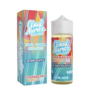 Cloud Nurdz Strawberry Mango Ice 100ml Shortfill
