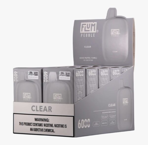 Clear 6000 puffs (10 pack)