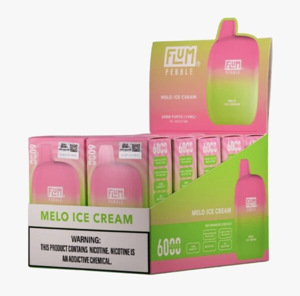 Melo Ice Cream 6000 puffs (10 pack)