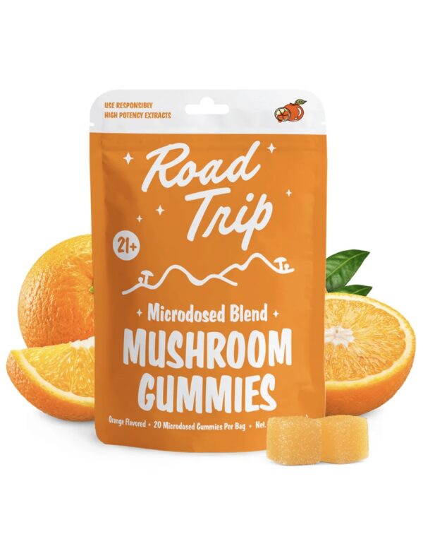 ROAD TRIP - MICRODOSED GUMMIES + FUNCTIONAL MUSHROOMS - ORANGE