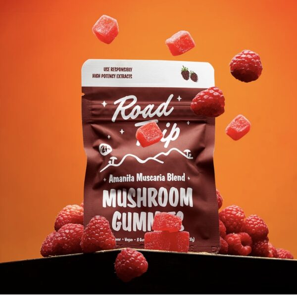 AMANITA MUSCARIA MUSHROOM GUMMIES - RASPBERRY - Image 3