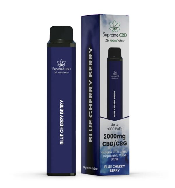 CBD Disposable Vape - Blue Cherry Berry (2000mg)