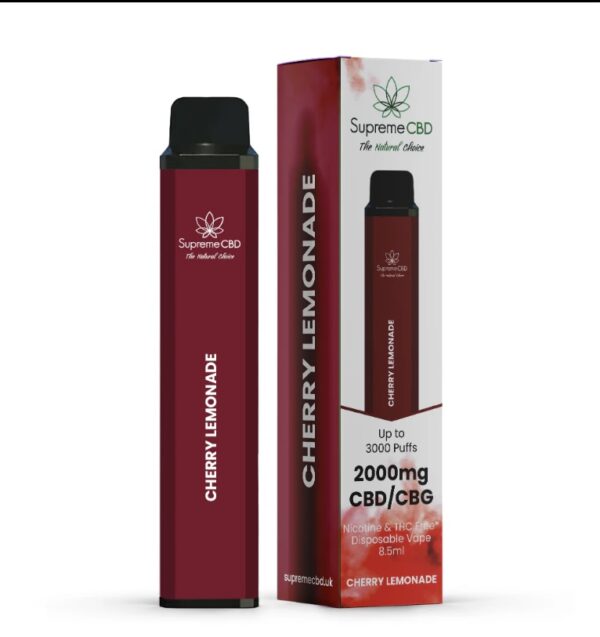 CBD Disposable Vape - Cherry Lemonade (2000mg)