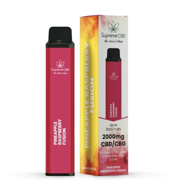 CBD Disposable Vape - Pineapple Raspberry Fusion (2000mg)