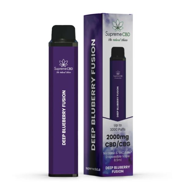 CBD Disposable Vape - Deep Blueberry Fusion (2000mg)