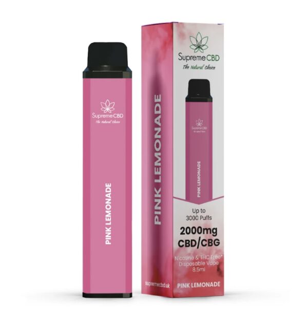 CBD Disposable Vape - Pink Lemonade (2000mg)