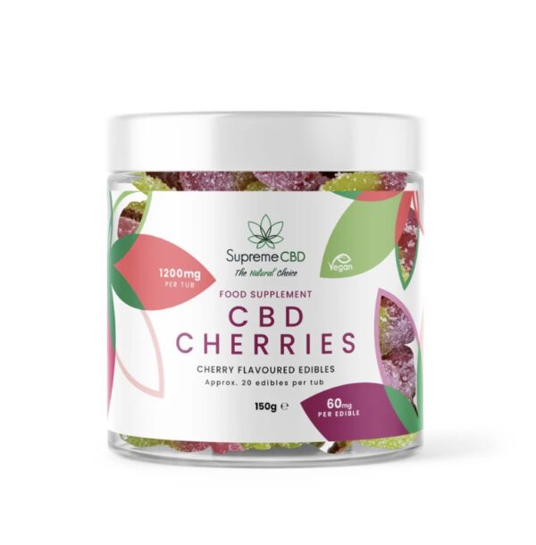 CBD Gummy Cherries (1200mg)