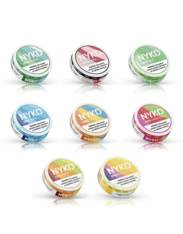 NYKD NICOTINE POUCHES 20CT CAN (5 PACK)