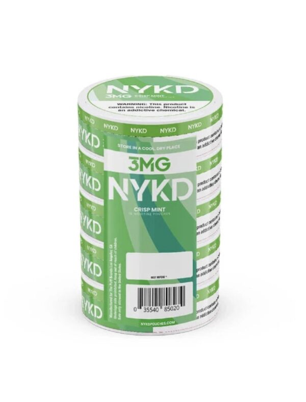 NYKD NICOTINE POUCHES 20CT CAN (5 PACK) - Image 3