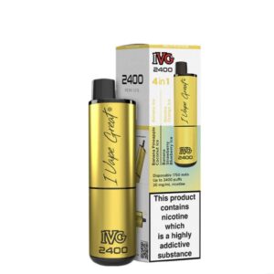 IVG 2400 Banana Edition 4 in 1 Disposable Vape - 20mg