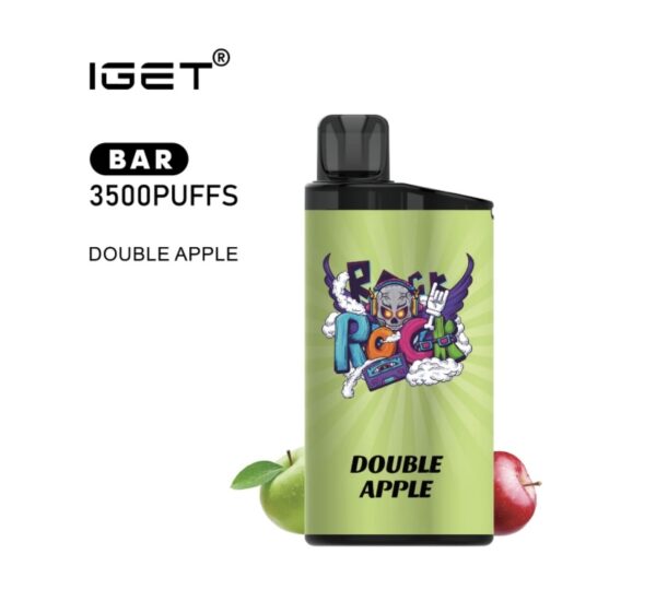 IGET BAR DOUBLE APPLE 3500 PUFFS
