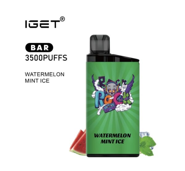 IGET BAR WATERMELON MINT ICE 3500 PUFFS