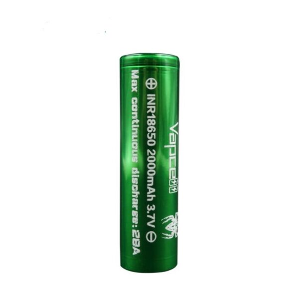 Vapcell INR 18650 Battery 3.7V 28A 2000mAh 1pc - Image 2