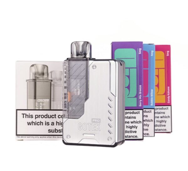 Aspire GoTek Pro Pod Kit Bundle - Image 2