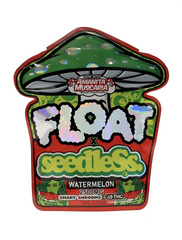 Sedless Watermelon Float Mushroom Gummies + Delta 9 THC