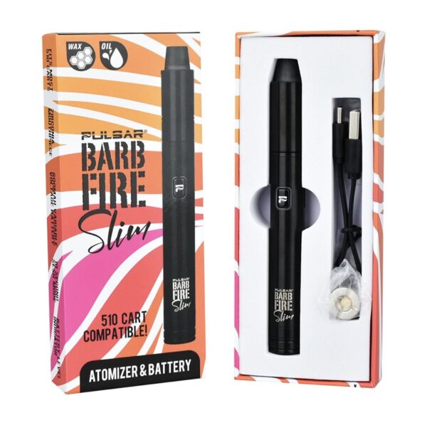 PULSAR 6PC DISPLAY – BARB FIRE SLIM VARIABLE VOLTAGE 2-IN-1 VAPE – 800MAH - Image 2