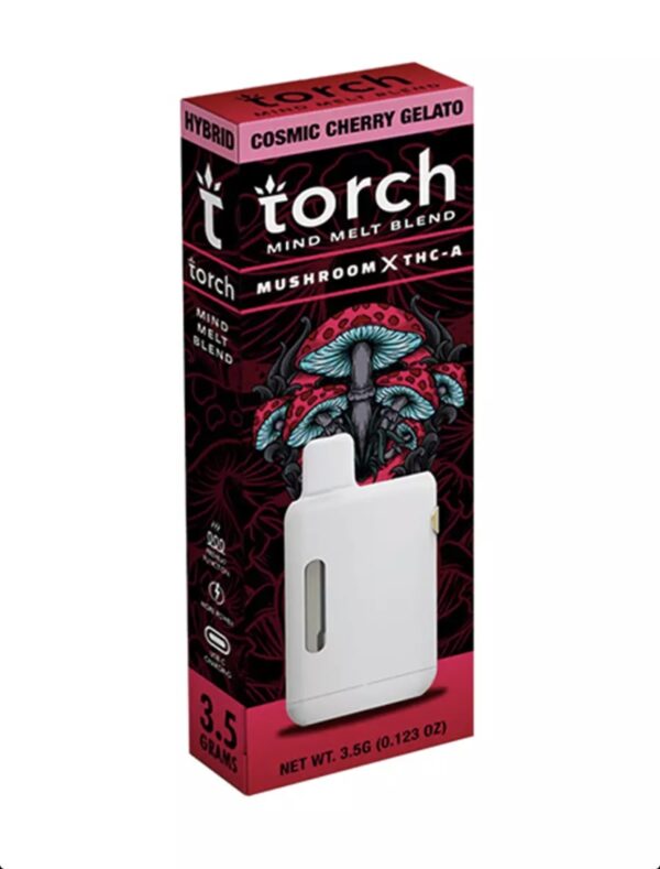 Cosmic Cherry Gelato Torch Mind Melt Mushroom x THC-A Blend Vape 3.5G