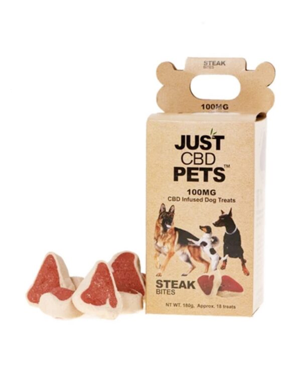 Steak Bites Just CBD Dog Treats 100mg