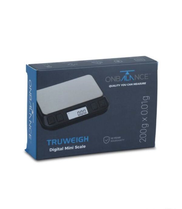 ON BALANCE TRUWEIGHT 200G X 0.01G MINI DIGITAL SCALE - Image 3