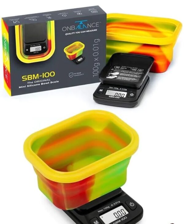 RASTA MINI SILICONE BOWL SCALES 100G X 0.01G