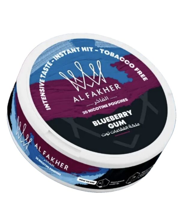 Al Fakher - Blueberry Gum Nicotine Pouch