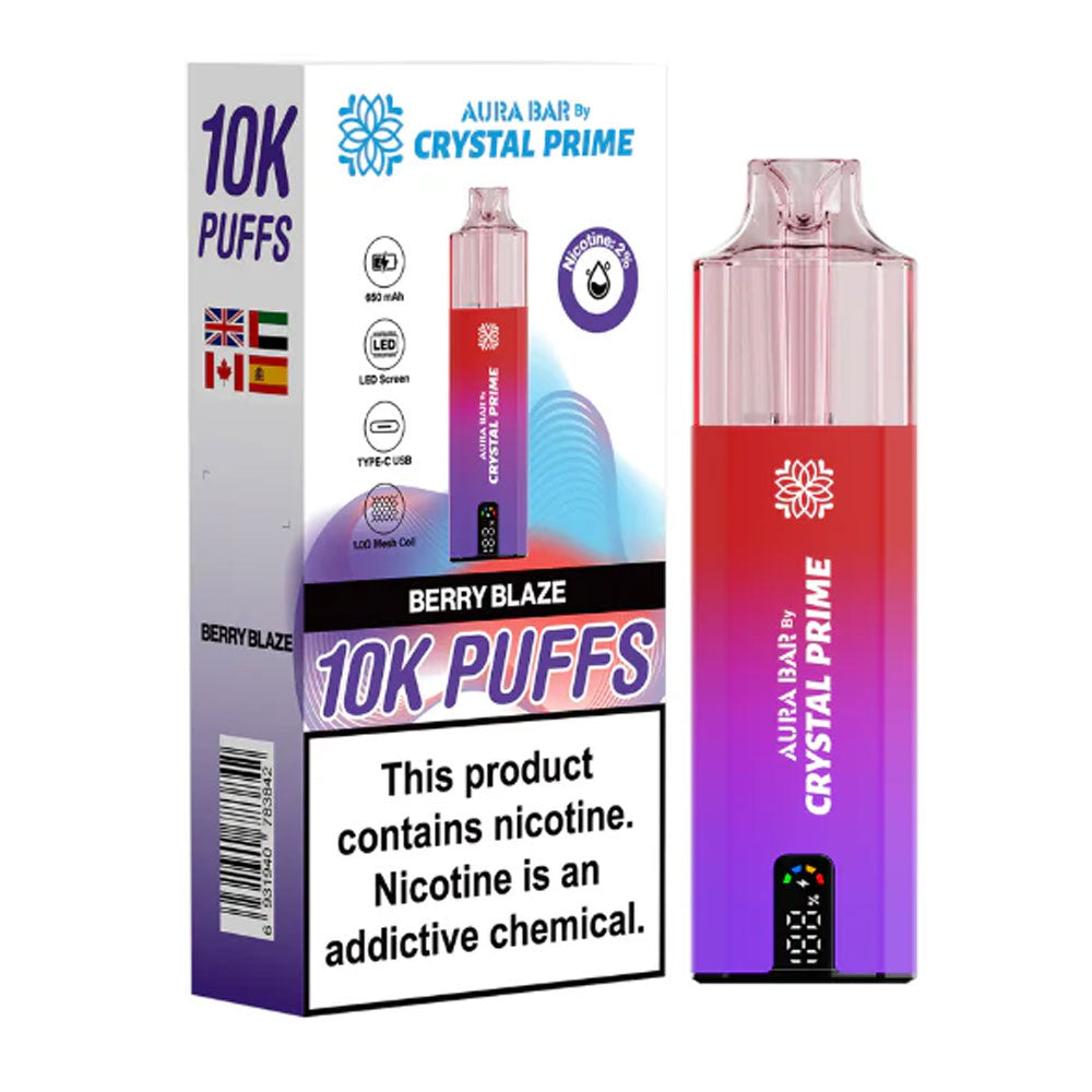 Crystal Prime Aura Bar 10K Prefilled Vape - Image 2