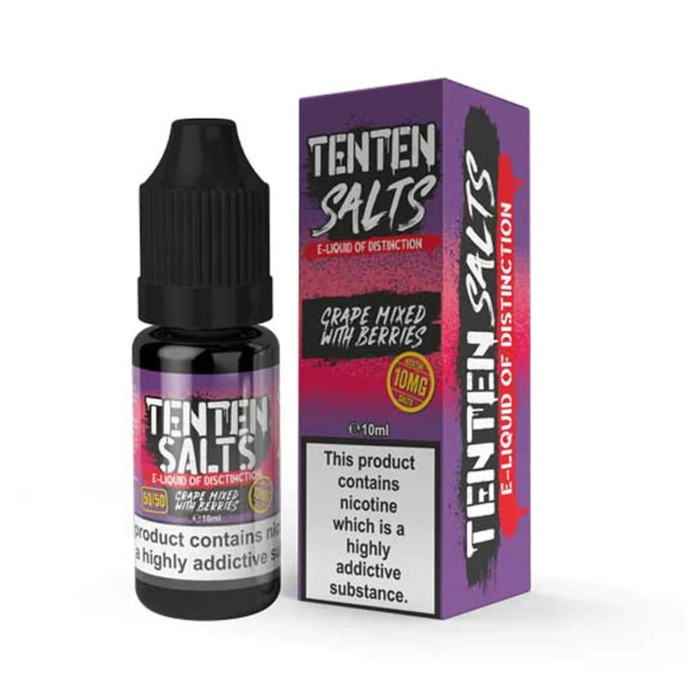 Ten Ten Grape Mixed With Berries 10ml Nicsalt E Liquid